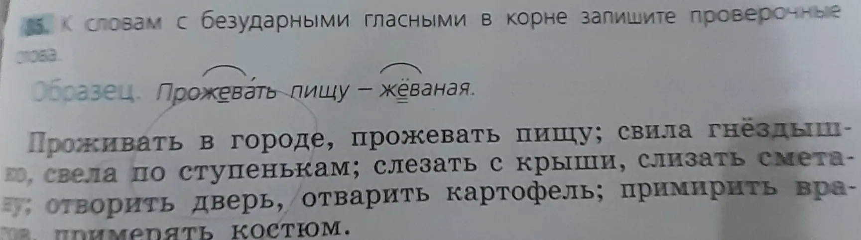 Помоги подобрать проверочные слова к словам с безударными гласными в корне