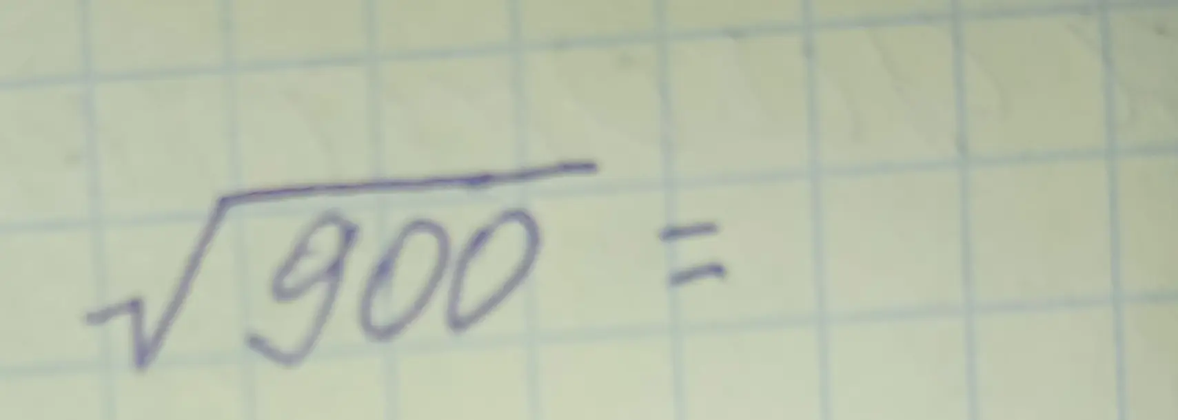 Вычисли, чему равен корень из 900