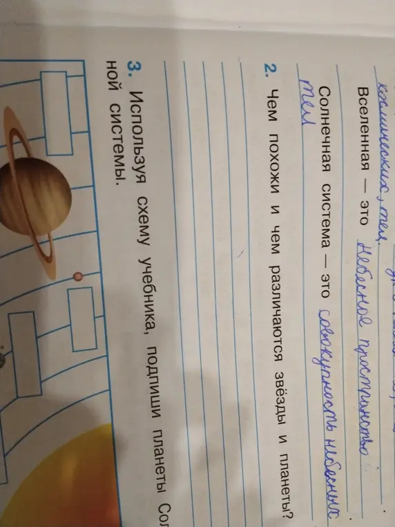 Чем похожи и чем различаются звёзды и планеты?