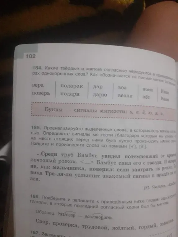 Какие твёрдые и мягкие согласные чередуются в приведённых однокоренных словах?