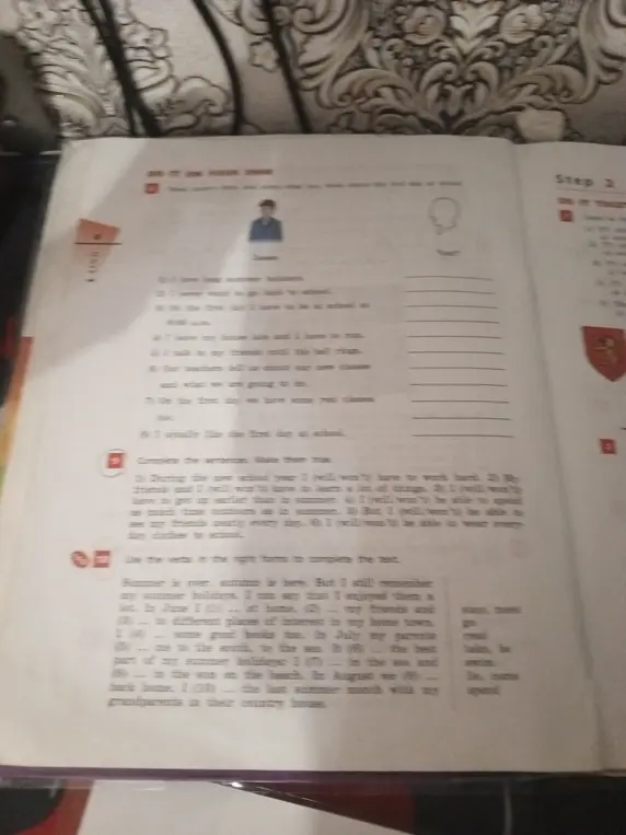 Ты можешь выполнить упражнения 9 и 10?
