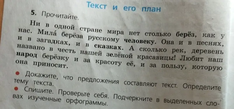Определи орфограмму в выделенных словах: народ, берёз, человеку и сказках