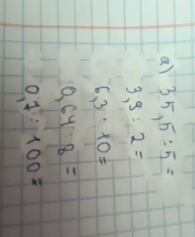 Выполни действия: 35,5:5