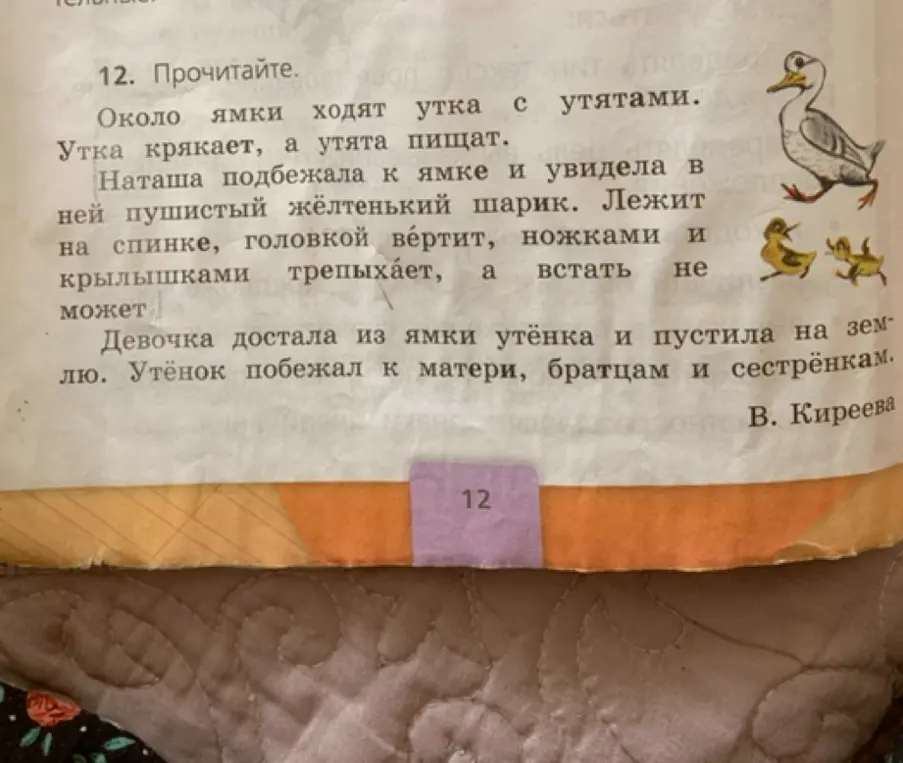 Прочитай текст.