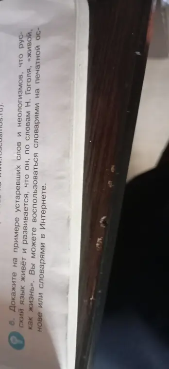 Предложи примеры устаревших слов и неологизмов, чтобы доказать, что русский язык живёт и развивается