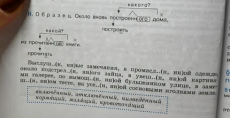 Как правильно написать Н или НН в словах: выслуш..(н, нн)ые замечания, около подстрел..(н, нн)ого зайца и других?