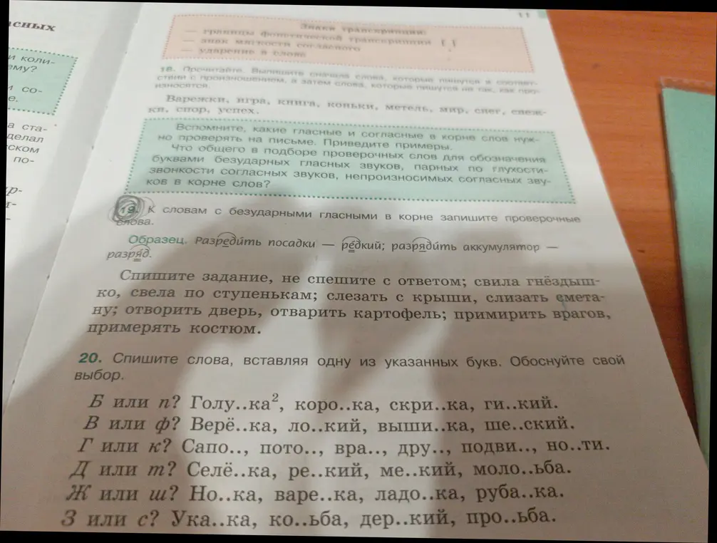 Вставь одну из указанных букв в словах: Голу..ка², коро..ка, скри..ка, ги..кий