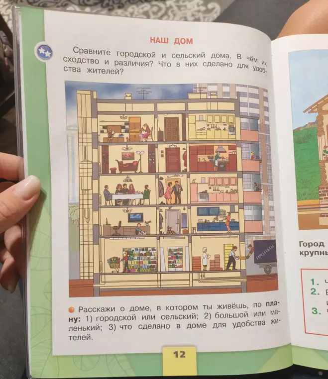 Расскажи о доме, в котором ты живёшь, по плану: 1) городской или сельский