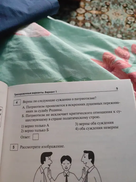 Выясни, верны ли следующие суждения о патриотизме: «Патриотизм проявляется в искренних душевных переживаниях за судьбу Родины» и «Патриотизм не исключает критического отношения к существующему в стране политическому строю»