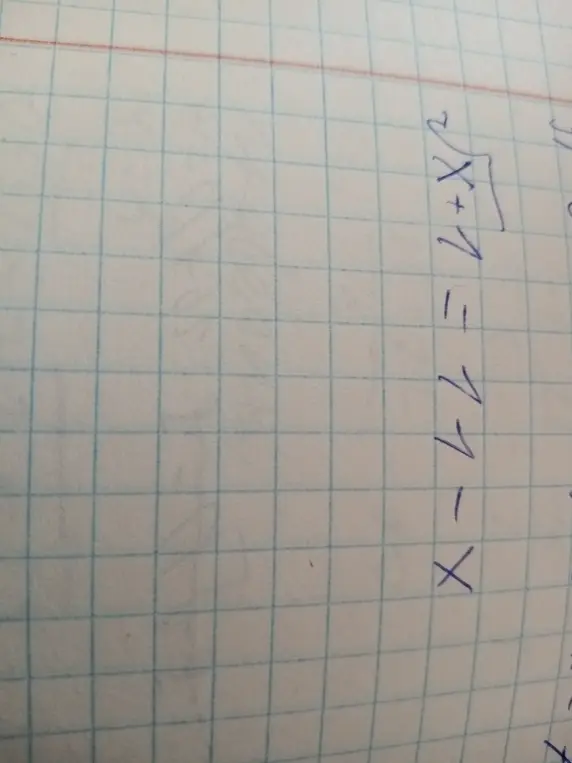 Помоги мне решить уравнение x - 1 = √(x + 2)