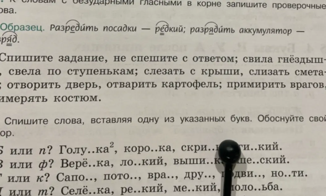 Помоги мне вставить правильную букву в словах: голу..ка, коро..ка и т.д.