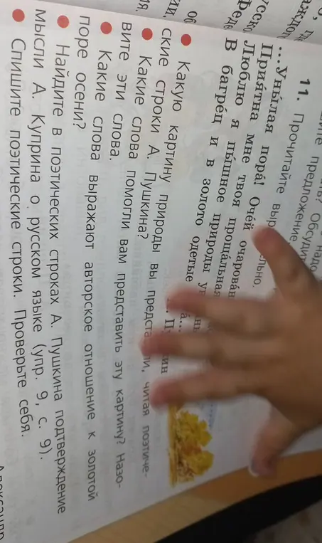Какие строки А. Пушкина передают картину природы?