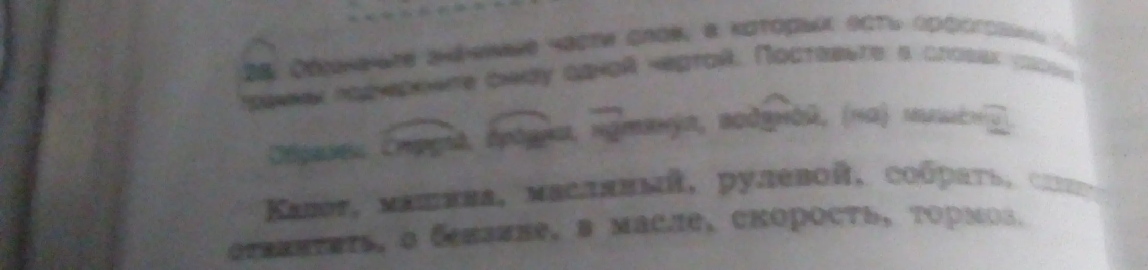 Обозначь части слов, в которых есть орфограммы и подчеркни снизу одной чертой в словах