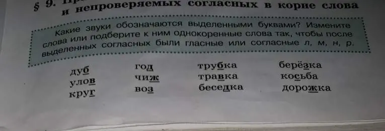 Какие звуки обозначаются выделенными буквами в словах дуб, улов, круг?