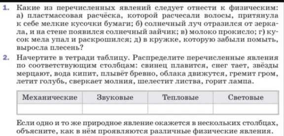 Какие явления из перечисленных следует отнести к физическим: а) пластмассовая расчёска, которой расчесали волосы, притянула к себе мелкие кусочки бумаги?