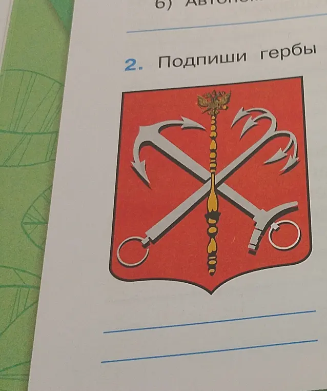 Расскажи, что изображено на картинке с гербом города