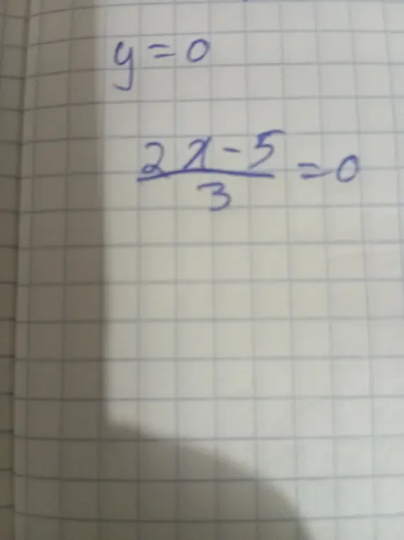 Мне нужно решить уравнение (2x-5)/3=0