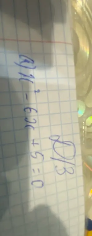 Можешь решить уравнение 9x² - 6x + 5 = 0