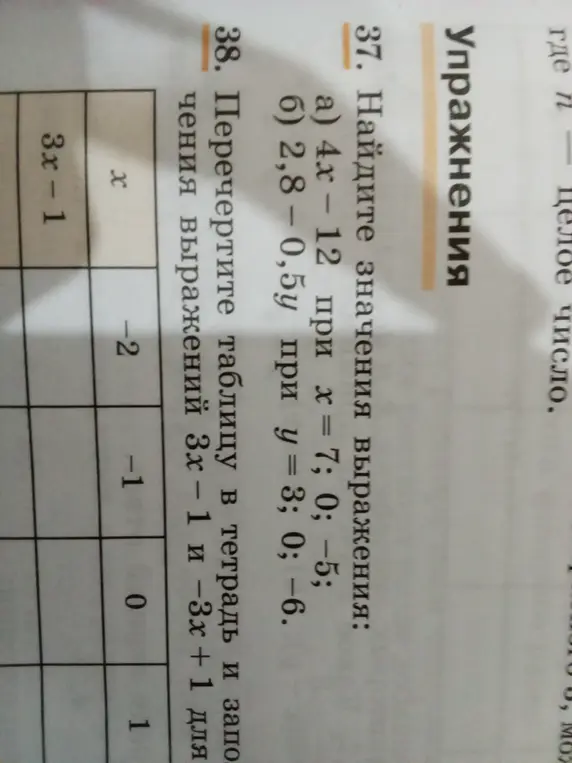 Помоги мне найти значения выражения 4x - 12 при х = 7