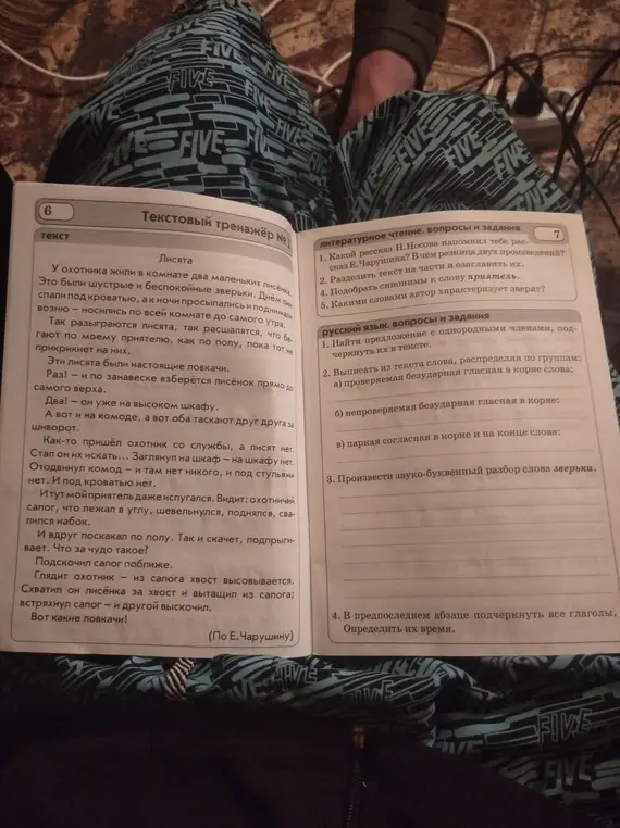 Найди предложение с однородными членами, подчеркни их в тексте.