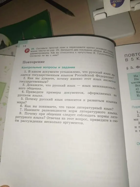 В каком документе установлено, что русский язык является государственным языком Российской Федерации?