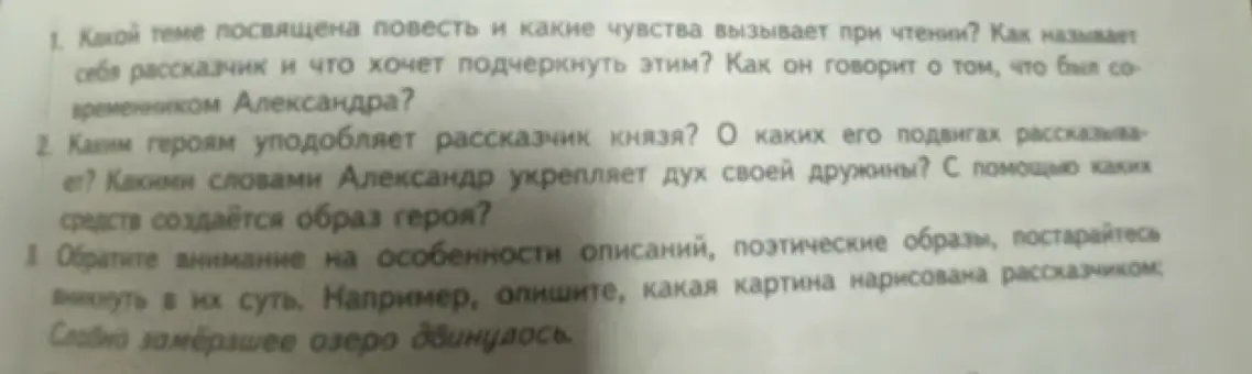 Ты просишь ответить на вопросы: какой теме посвящена повесть, каким героям уподобляет рассказчик князя и на особенности описаний.