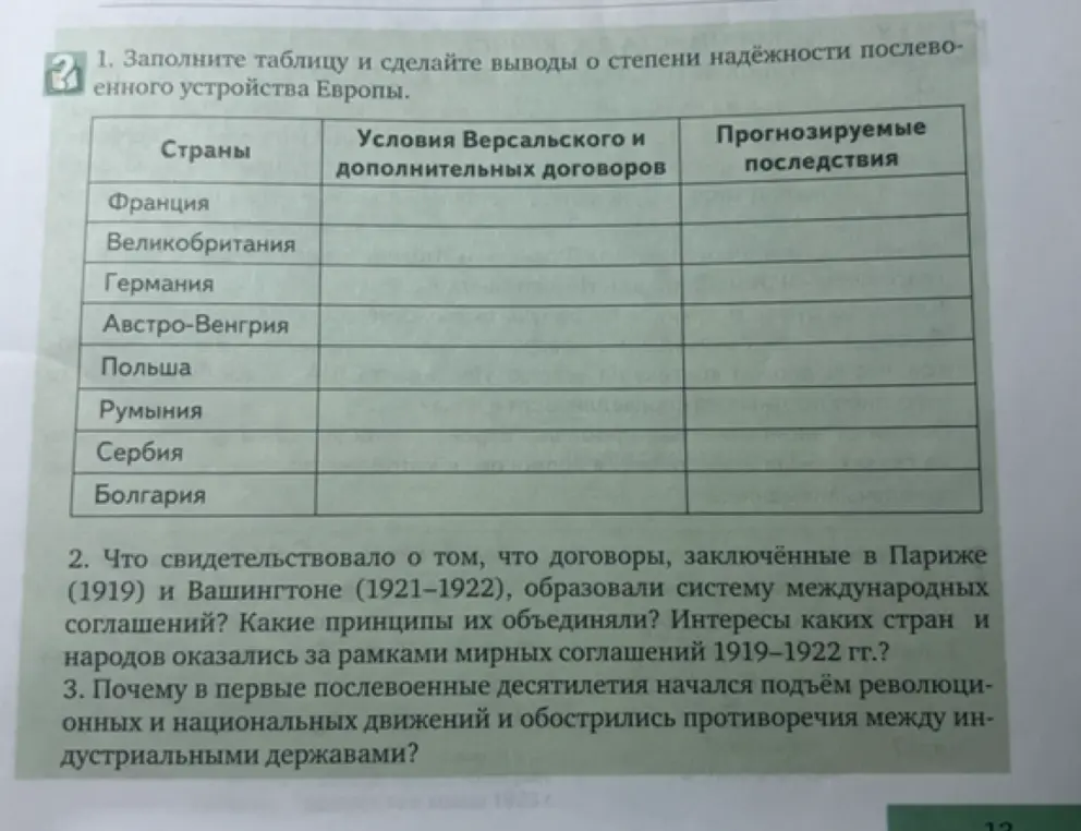 Что свидетельствовало о том, что договоры, заключённые в Париже (1919) и Вашингтоне (1921-1922), образовали систему международных соглашений?