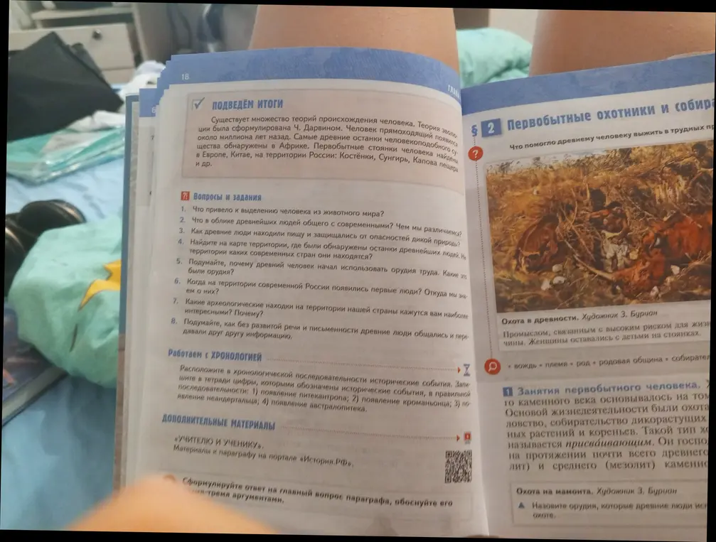 Что привело к выделению человека из животного мира?