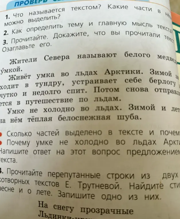 Ответь на вопросы: Что называется текстом? Как определить тему и главную мысль текста?