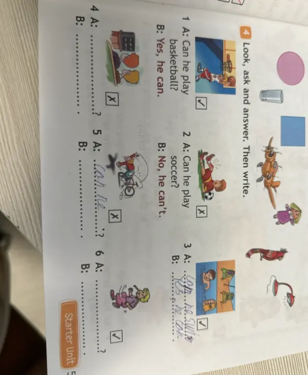 Заполни пропуски в предложениях 4, 5 и 6