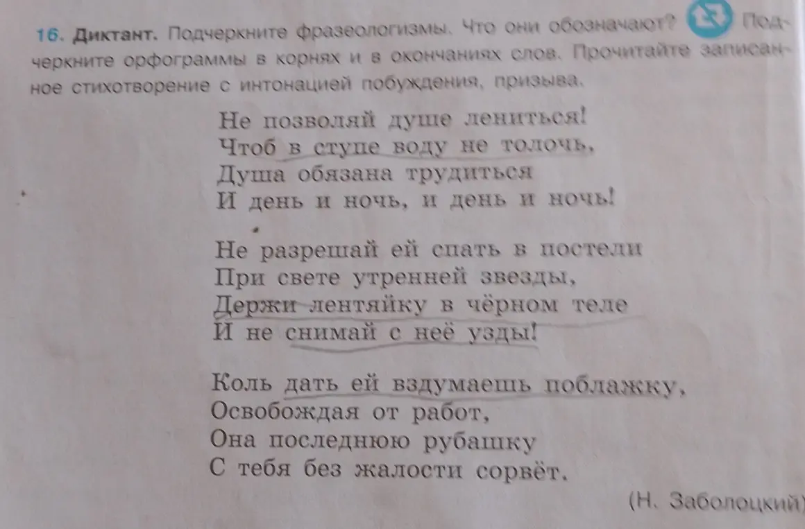 Помоги мне подчеркнуть фразеологизмы в тексте и объяснить их значения