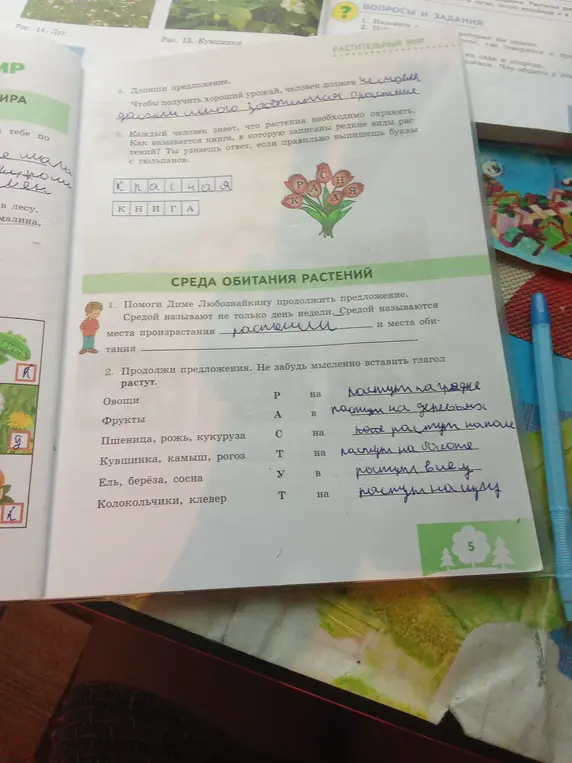 Помоги выполнить задания в учебнике ОБЖ