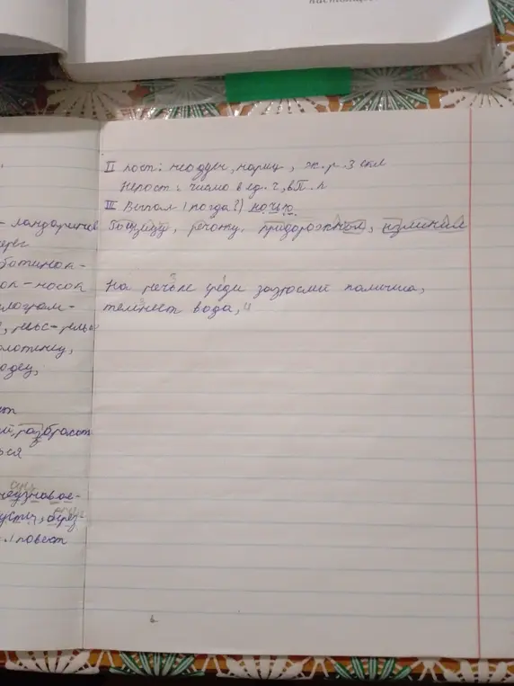 Ты просишь определить часть речи, род, склонение и число слова 'пост', а также указать, к какому слову относится слово 'ночью'