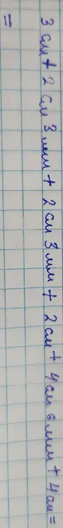 Вычисли сумму: 3 см + 2 см 3 мм + 2 см 3 мм + 2 см+4см 6 мим + 4 ам =