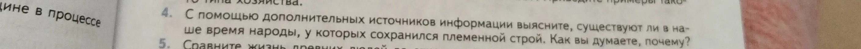 Выясни, существуют ли в наше время народы, у которых сохранился племенной строй, и как ты думаешь, почему.