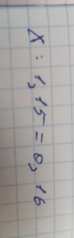 Ты просишь меня решить уравнение x : 15 = 6