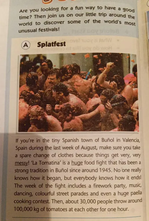 Что такое Splatfest, также известный как La Tomatina?