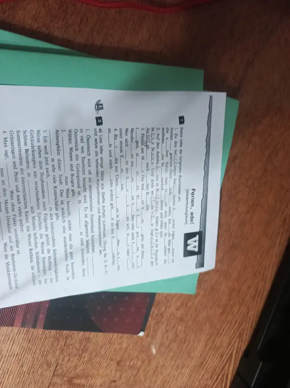 Можешь ли ты заполнить пропуски в упражнениях 1 и 2а?