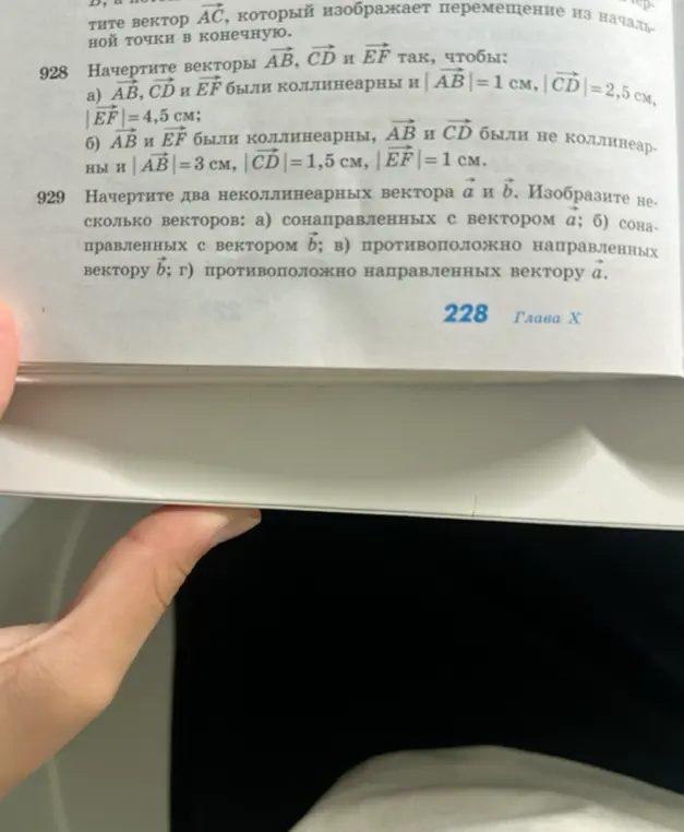 Можешь ли ты начертить два неколлинеарных вектора а и б и изобразить несколько векторов, сонаправленных с вектором а?