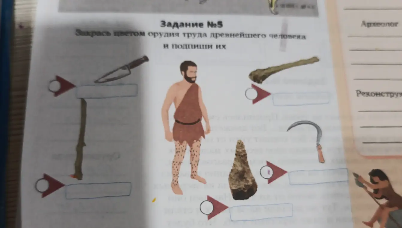 Расскажи названия орудий труда на картинке