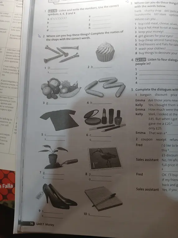 Можешь помочь заполнить названия магазинов на картинке?