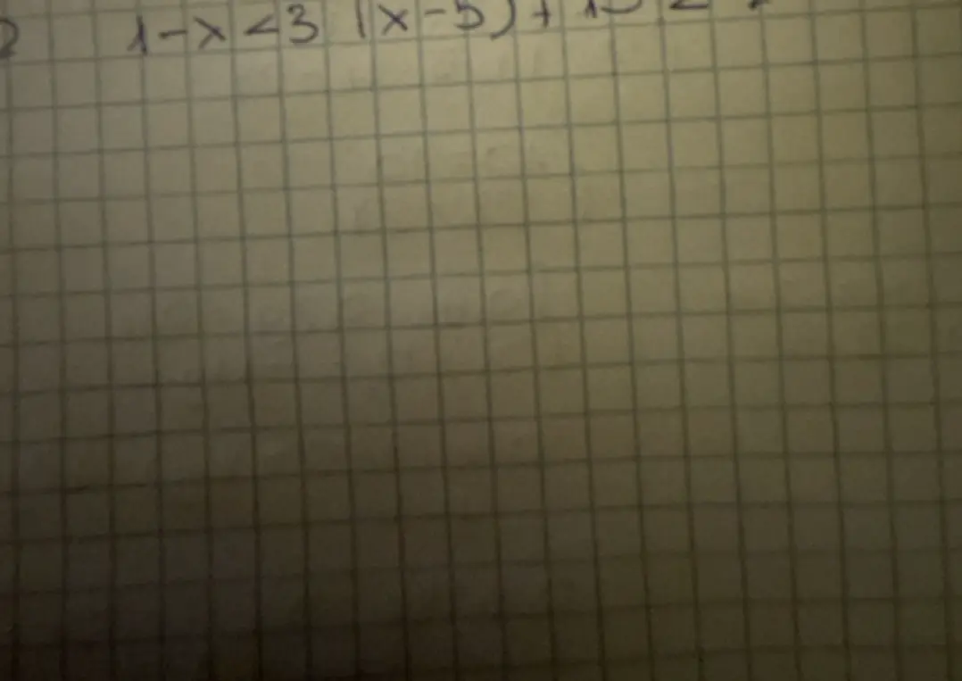Можешь решить неравенство 1-x < 3|x-5|+15