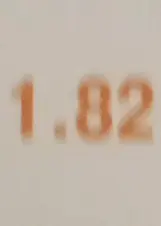 Ты просишь прочитать число 1.82