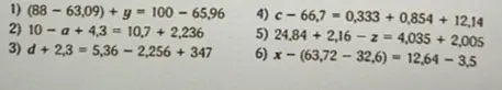 Реши уравнение (88-63,09)+y=100-65,96