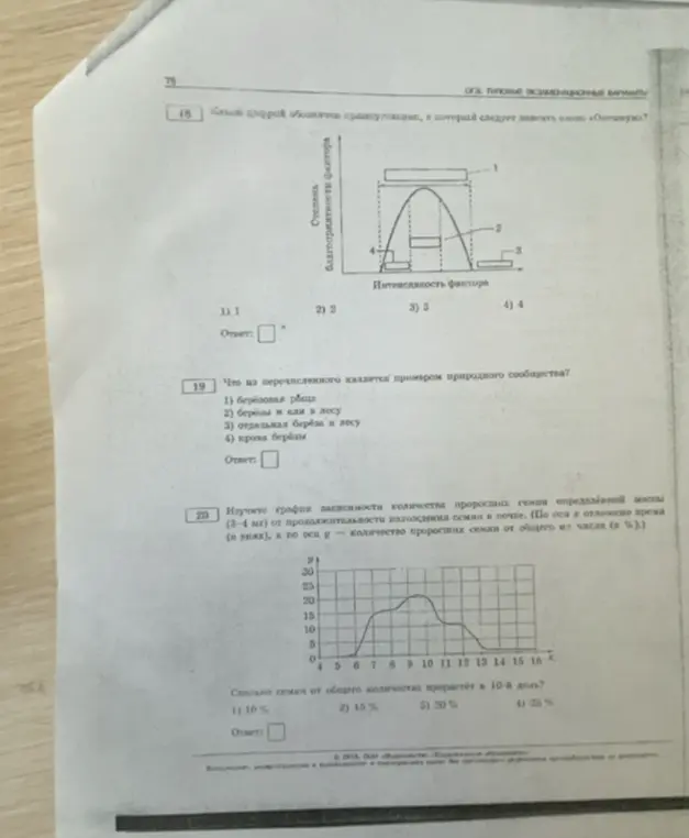 Определи, какой цифрой обозначен прямоугольник, в который следует вписать слово «Оптимум».