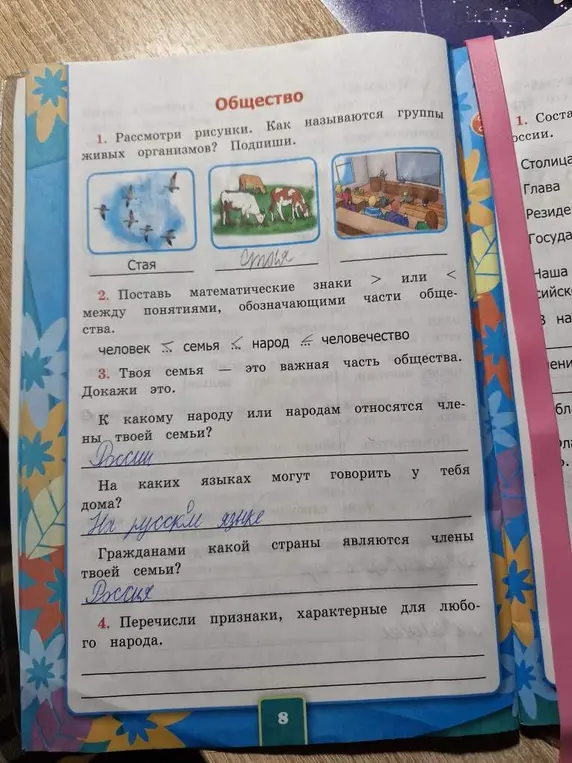 Рассмотри рисунки. Как называются группы живых организмов?