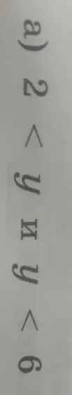 Мне нужно записать решение двойного неравенства 2 < y \leqslant y < 6