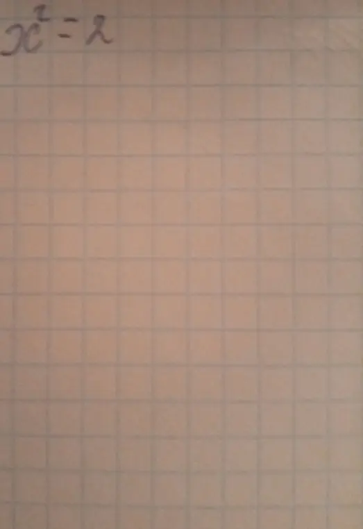 Найди корни уравнения x²=2