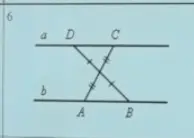 Какой признак параллельности прямых показан на изображении?