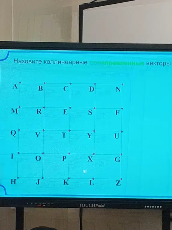 Назови коллинеарные сонаправленные векторы